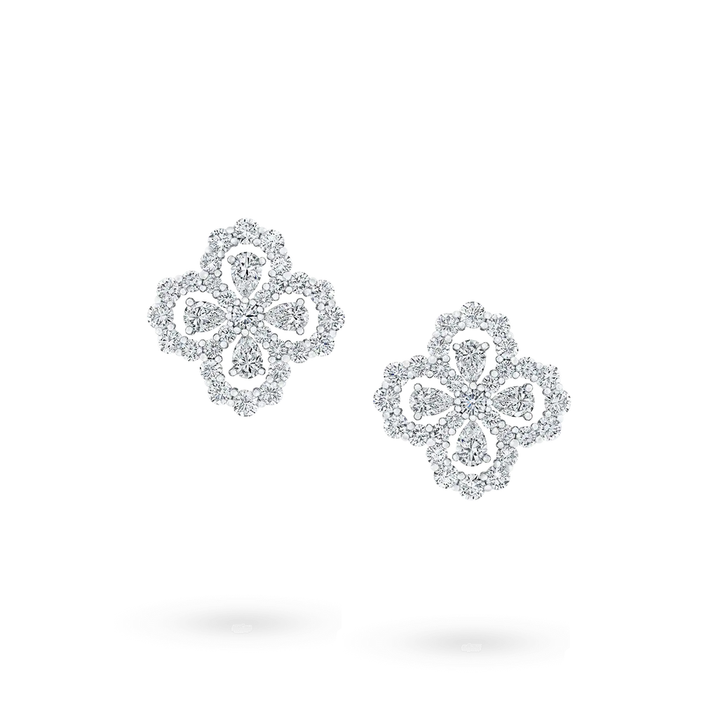 [Lumi Jewels]LOOP EARRINGS FULL MOTIF DIAMOND 16MM
