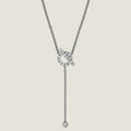 [Lumi Jewels]FINESSE SILVER DIAMOND NECKLACE