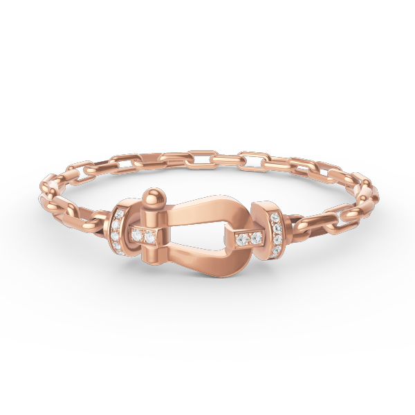 [Lumi Jewels]FORCE LARGE HORSESHOE CLASP  METAL BRACELET