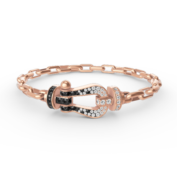 [Lumi Jewels]FORCE LARGE HORSESHOE CLASP  METAL BRACELET