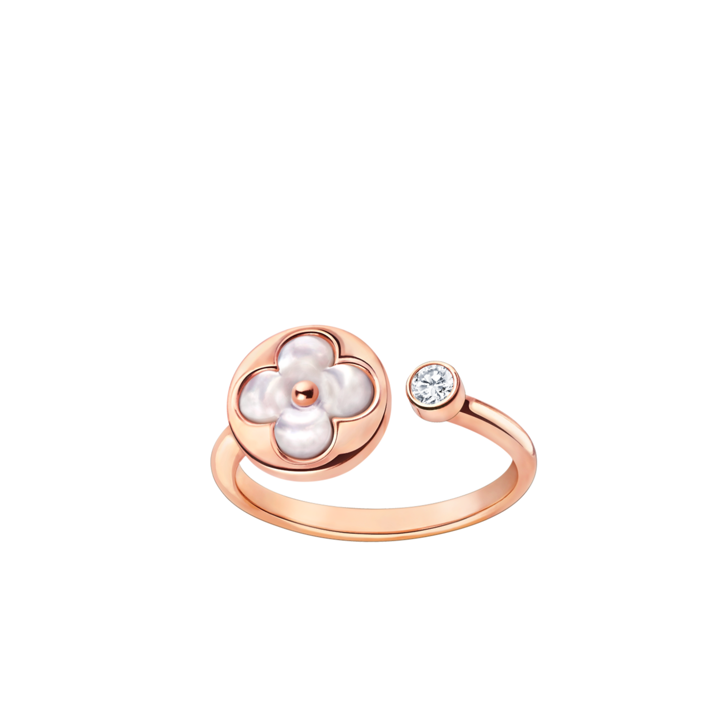 [Lumi Jewels]SUN 1 DIAMOND PINK MOP RING