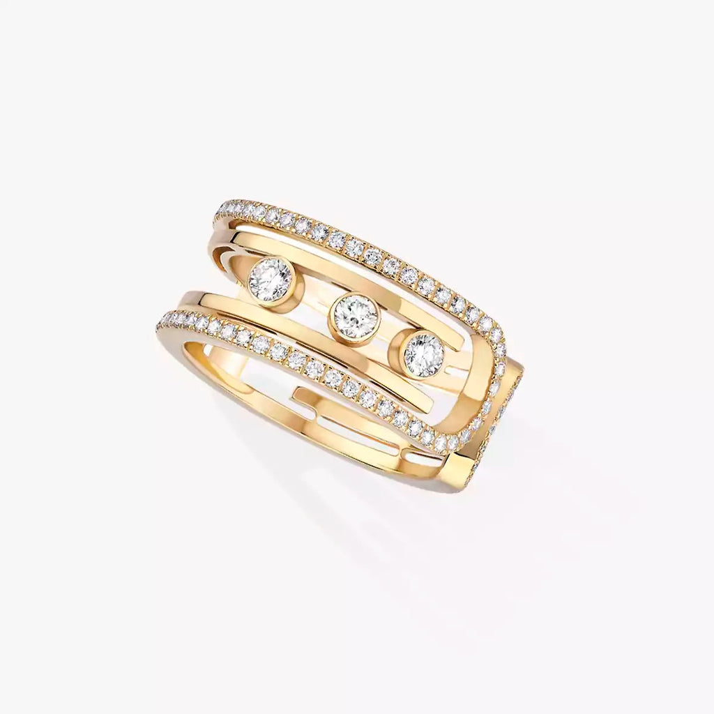 [Lumi Jewels]Move 10th Diamond Ring in Gold