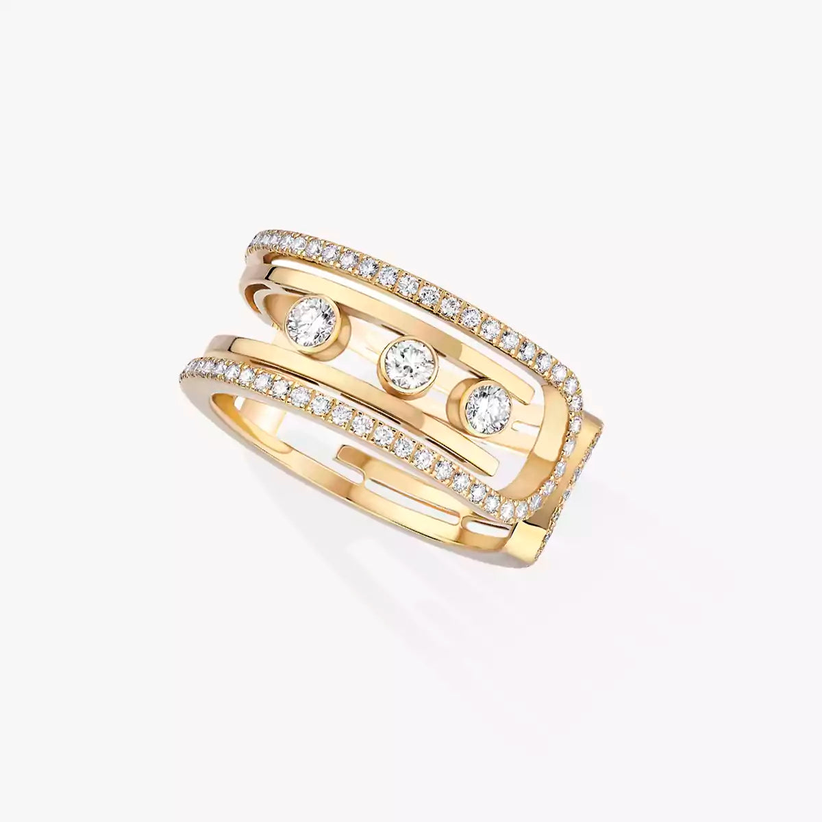 [Lumi Jewels]Move 10th Diamond Ring in Gold