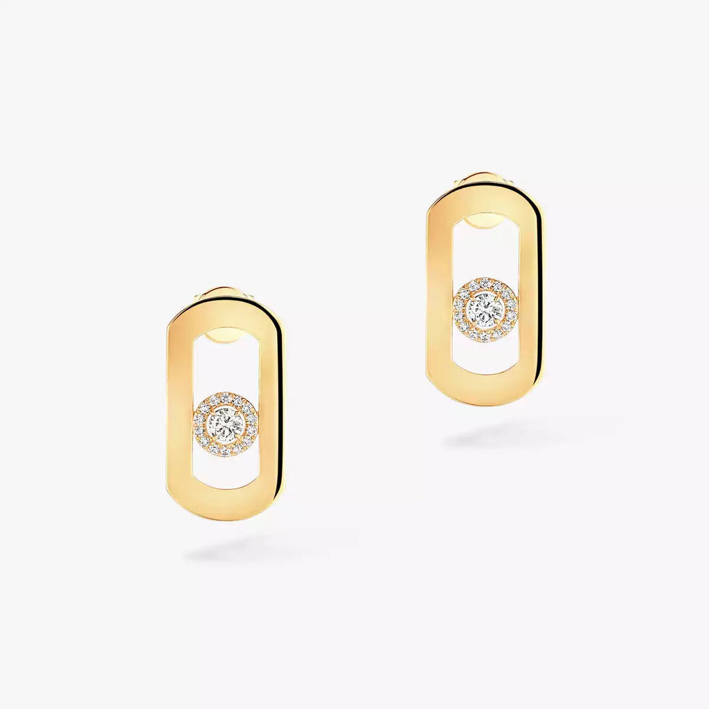 [Lumi Jewels]So Move Diamond Earrings in Yellow Gold