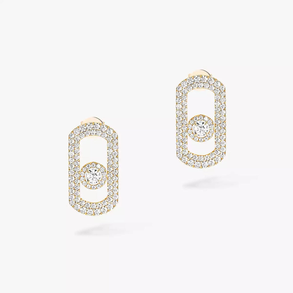 [Lumi]So Move Pave_-Set Diamond Earrings in Silver