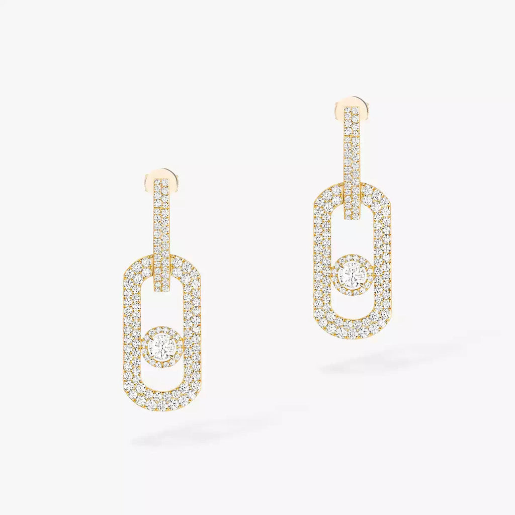 [Lumi Jewels]So Move XL Pave_-Set Diamond Pendant Earrings