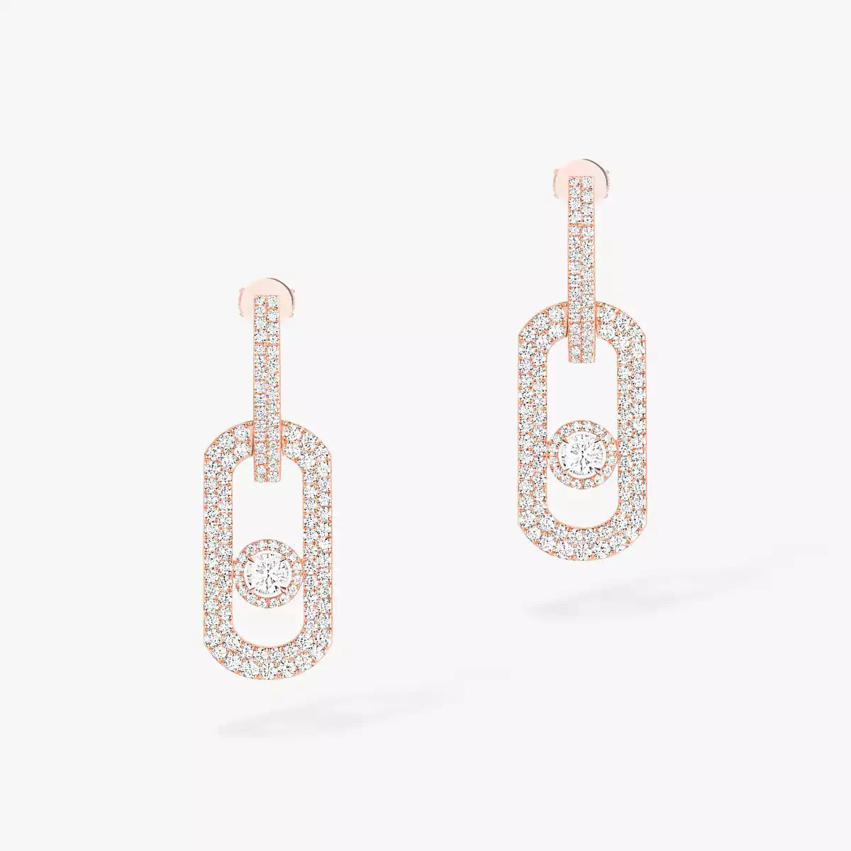 [Lumi Jewels]So Move XL Pave_-Set Diamond Pendant Earrings