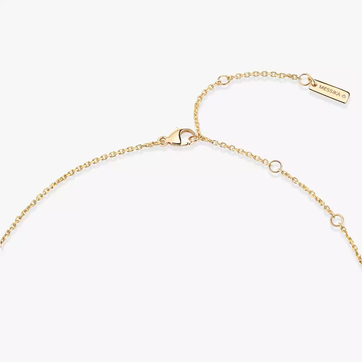 [Lumi Jewels]Lucky Eye Diamond Necklace in Rose Gold and Turquoise