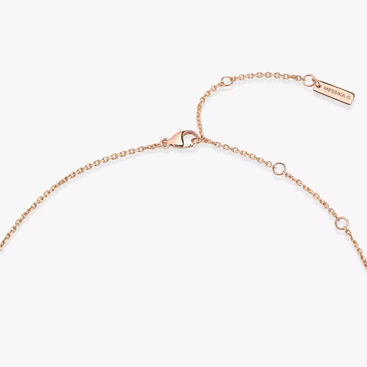 [Lumi Jewels]Lucky Eye Diamond Necklace in Rose Gold and Turquoise