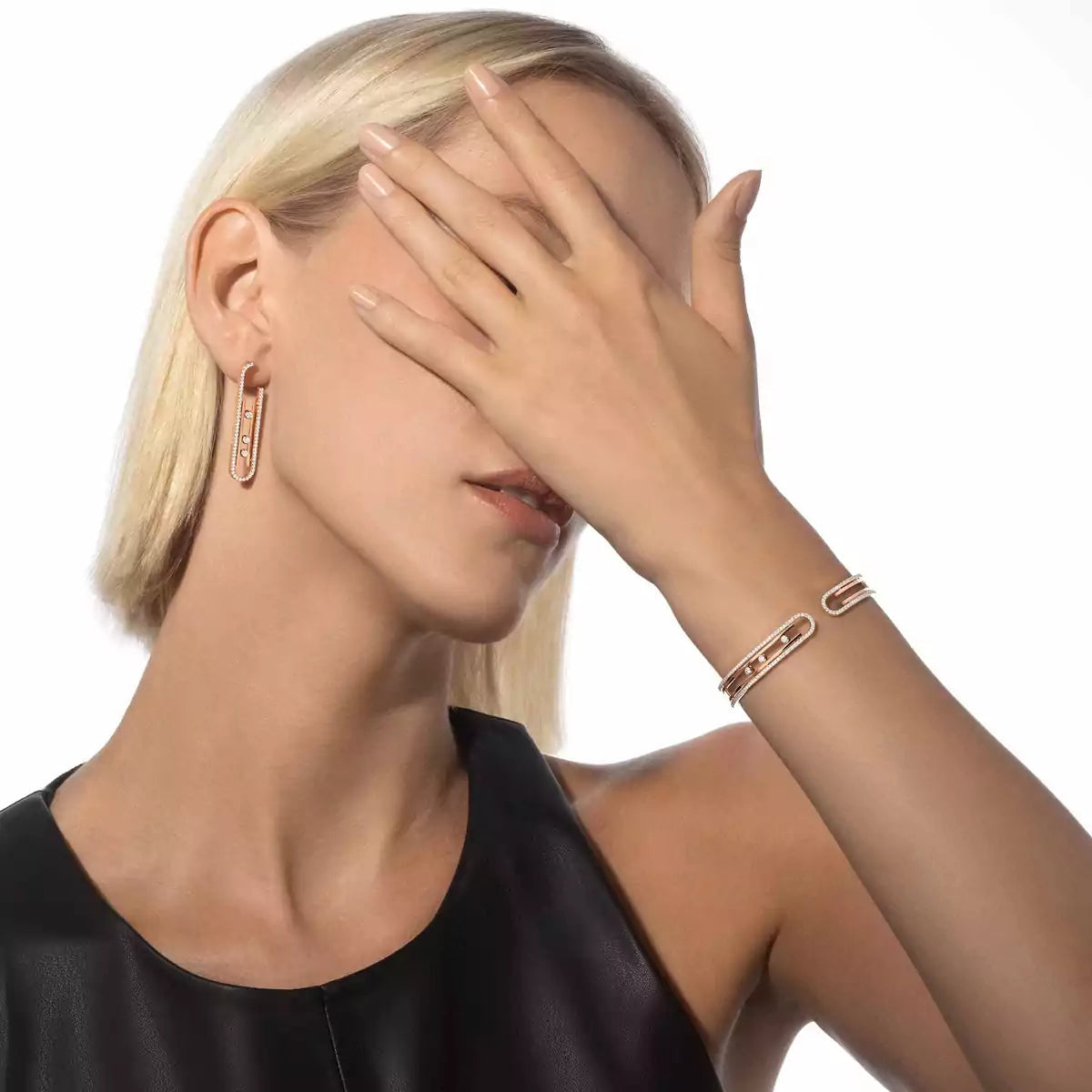 [Lumi Jewels]Diamond Pendant Earrings Move 10Th