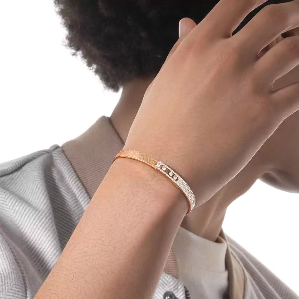 [Lumi]Move Noa Cisel茅 half pav茅 bangle