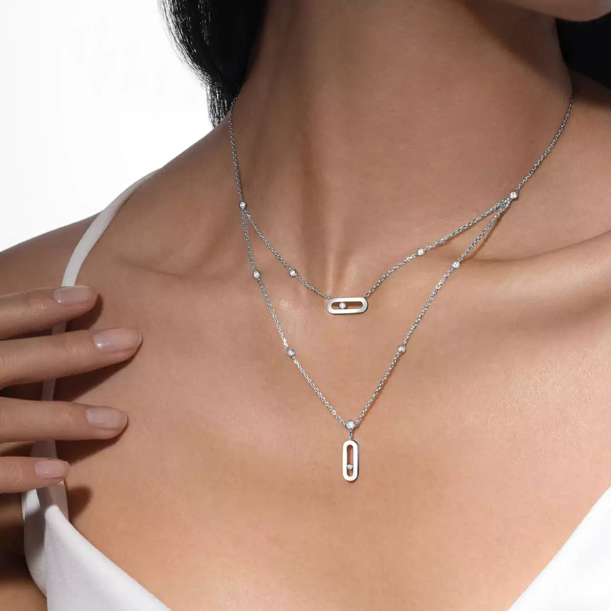 [Lumi Jewels] Move Uno Diamond Necklace