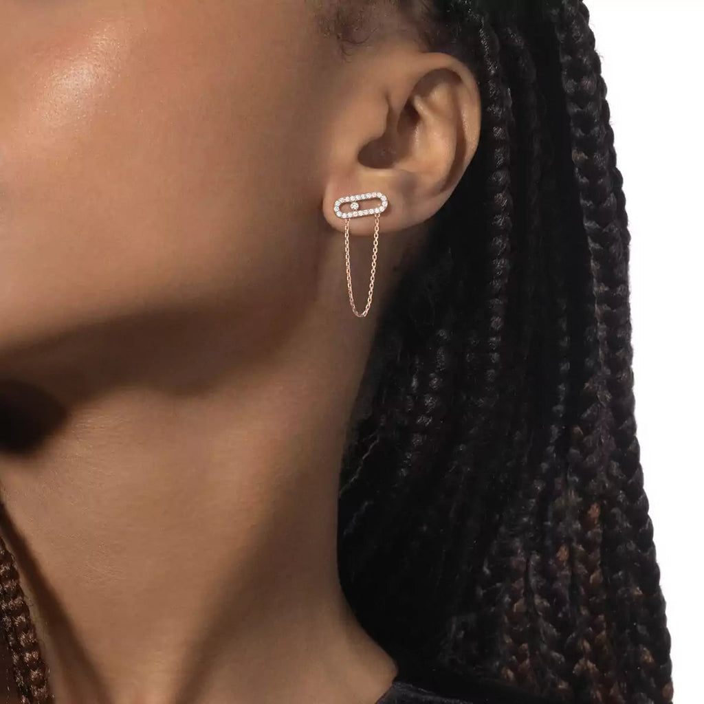 [Lumi Jewels]Move Uno Diamond Earrings