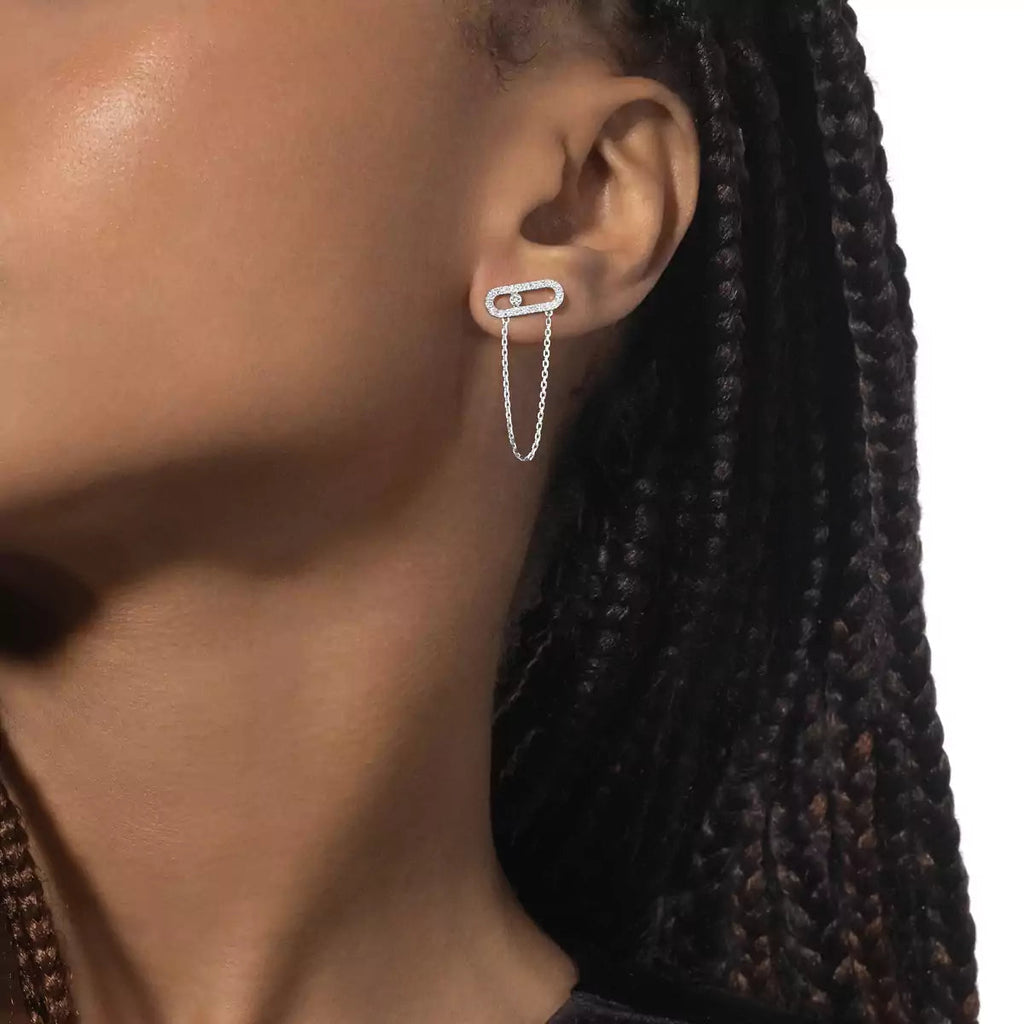 [Lumi Jewels]Move Uno Diamond Earrings