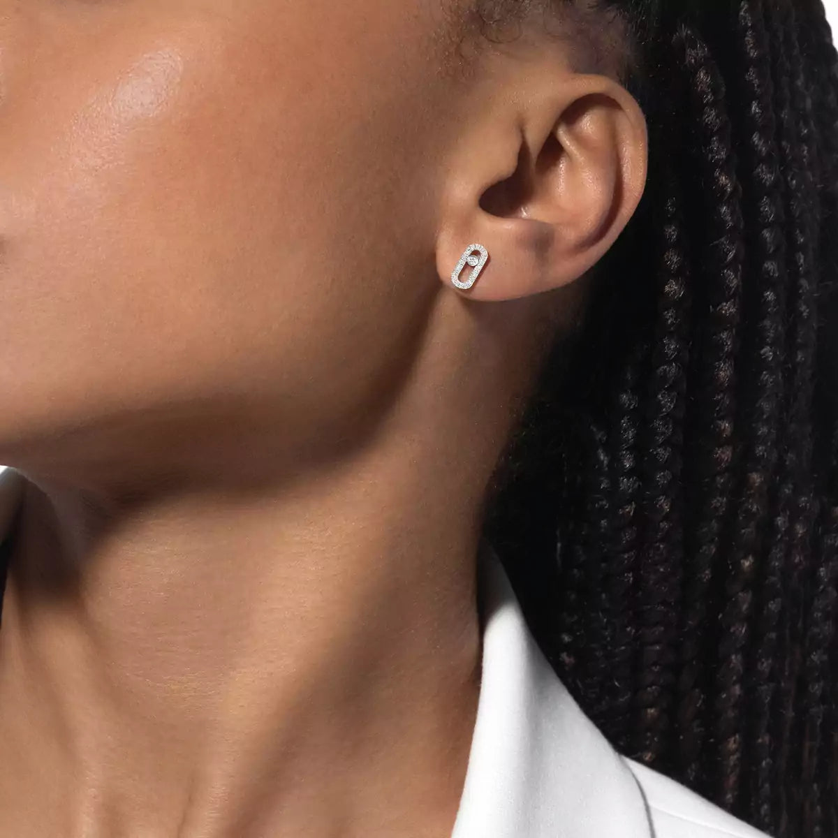 [Lumi Jewels]Move Uno Diamond Earrings