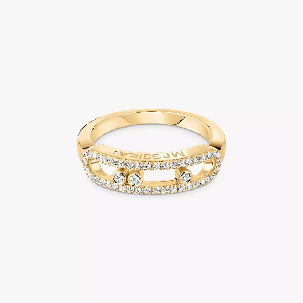 [Lumi] Baby Move Gold Diamond Pave_ Ring