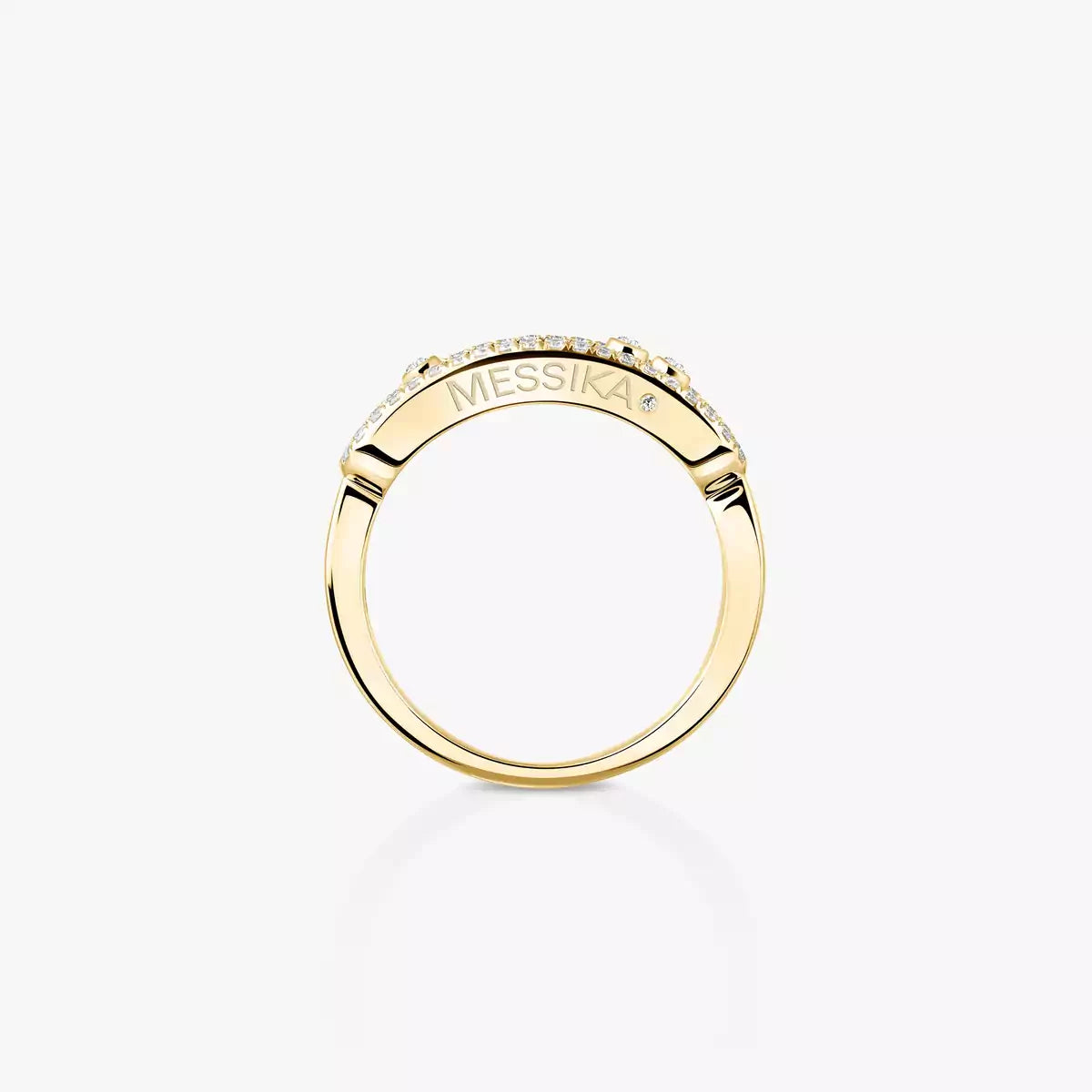 [Lumi] Baby Move Gold Diamond Pave_ Ring