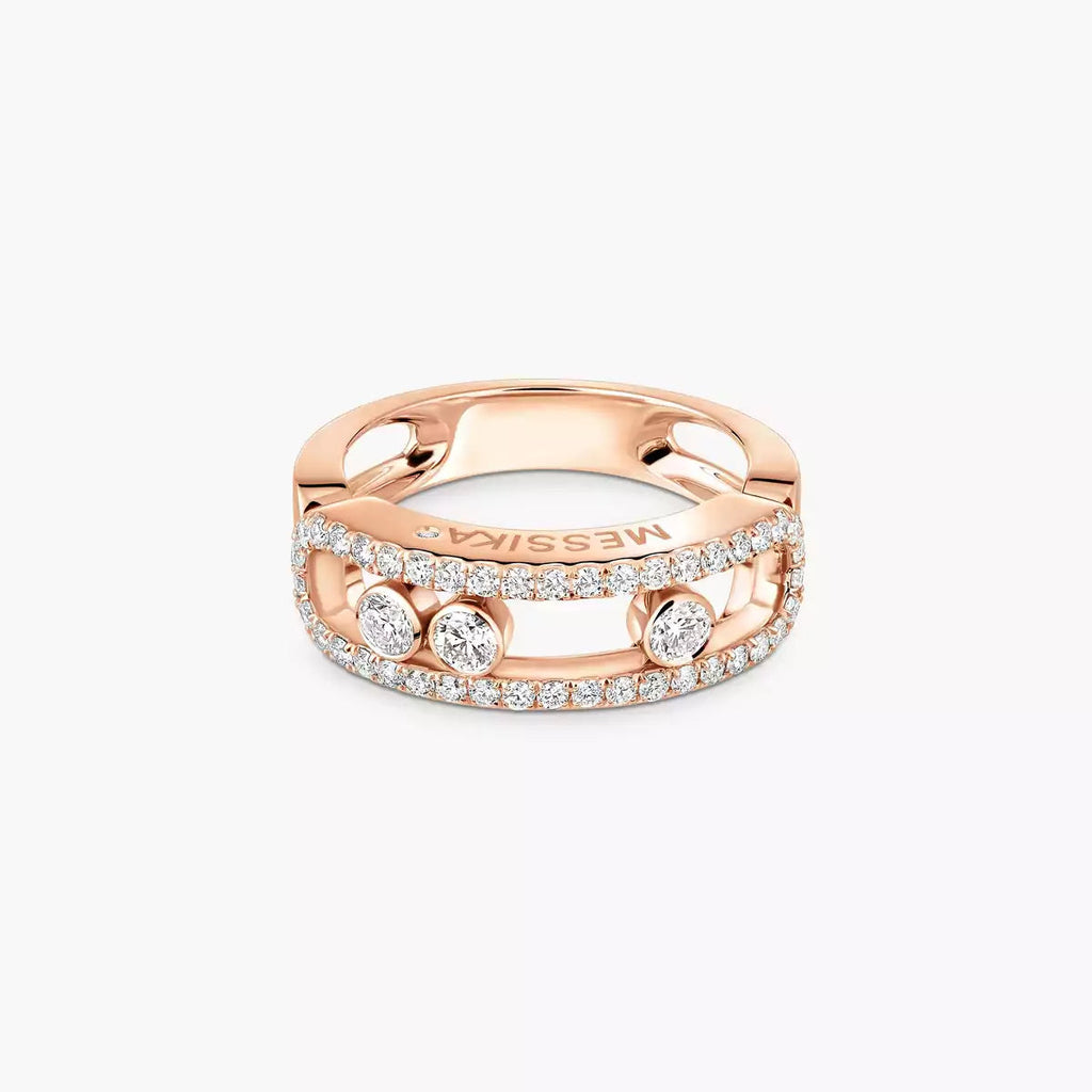 [Lumi Jewels] Move Gold Diamond Pave_ Ring