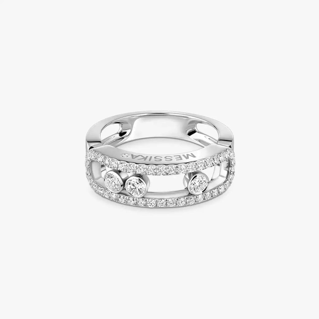 [Lumi] Move Gold Diamond Pave_ Ring