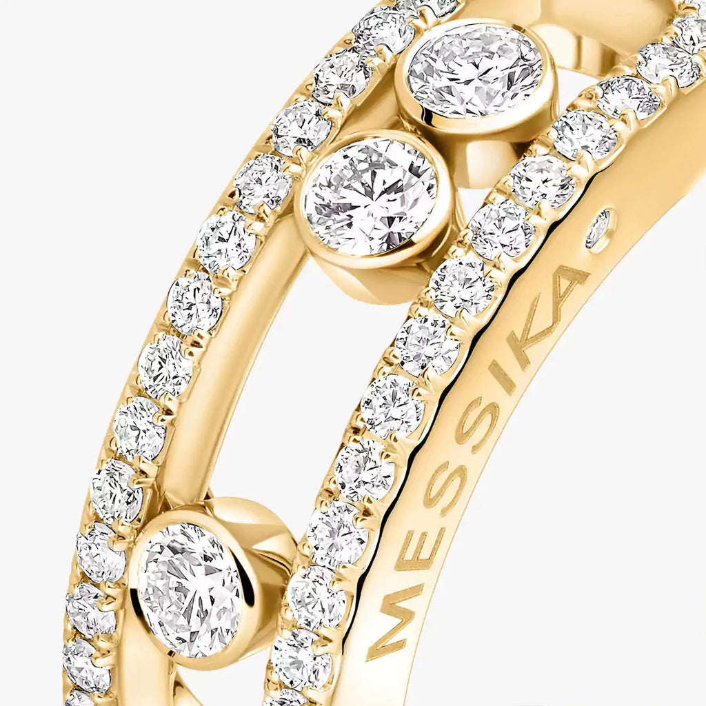[Lumi Jewels] Move Gold Diamond Pave_ Ring