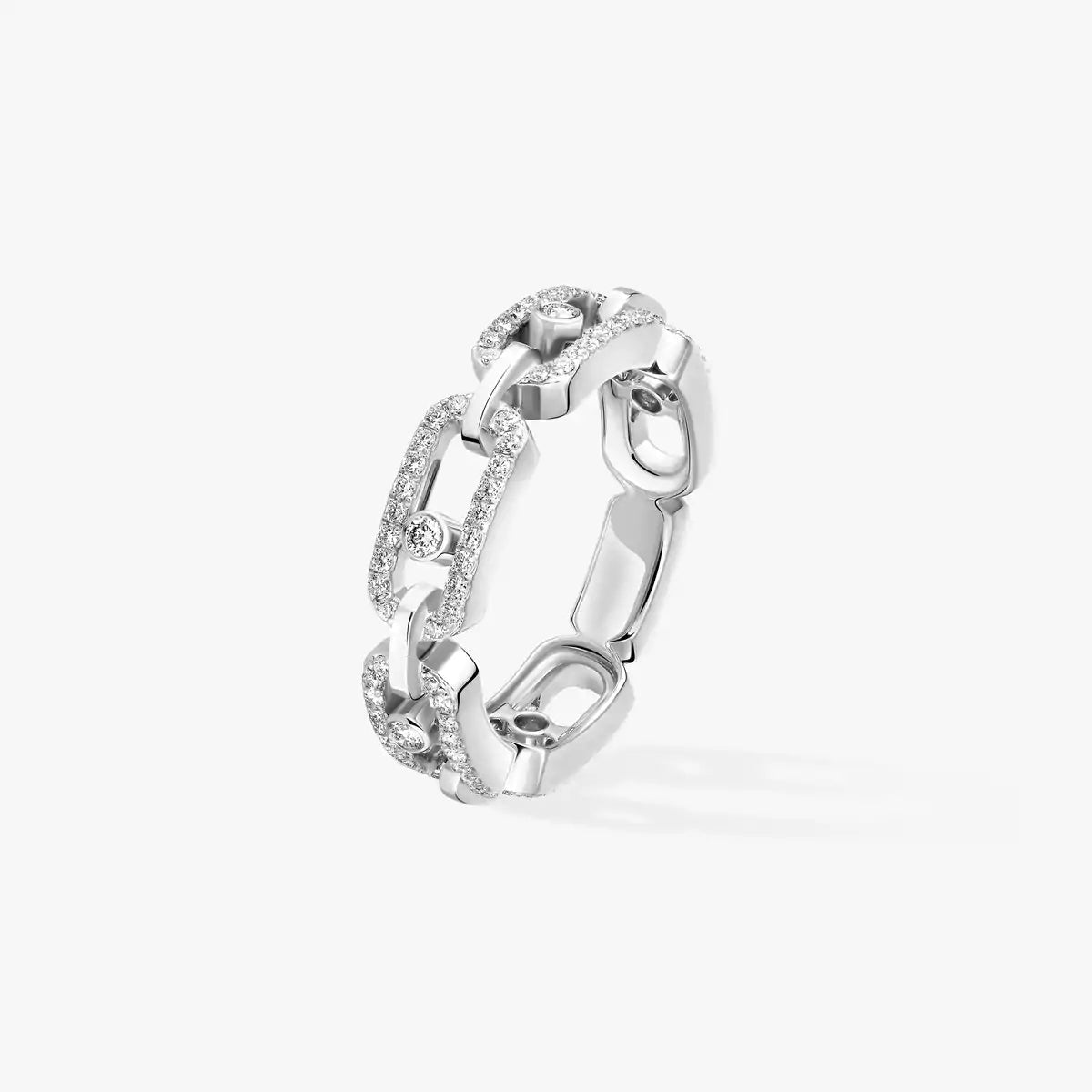 [Lumi Jewels]Move Link Pave_-Set Diamond Ring in Gold