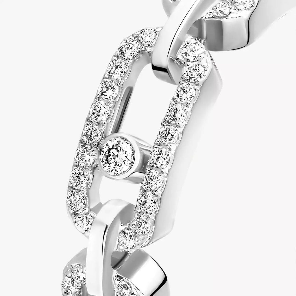 [Lumi Jewels]Move Link Pave_-Set Diamond Ring in Gold
