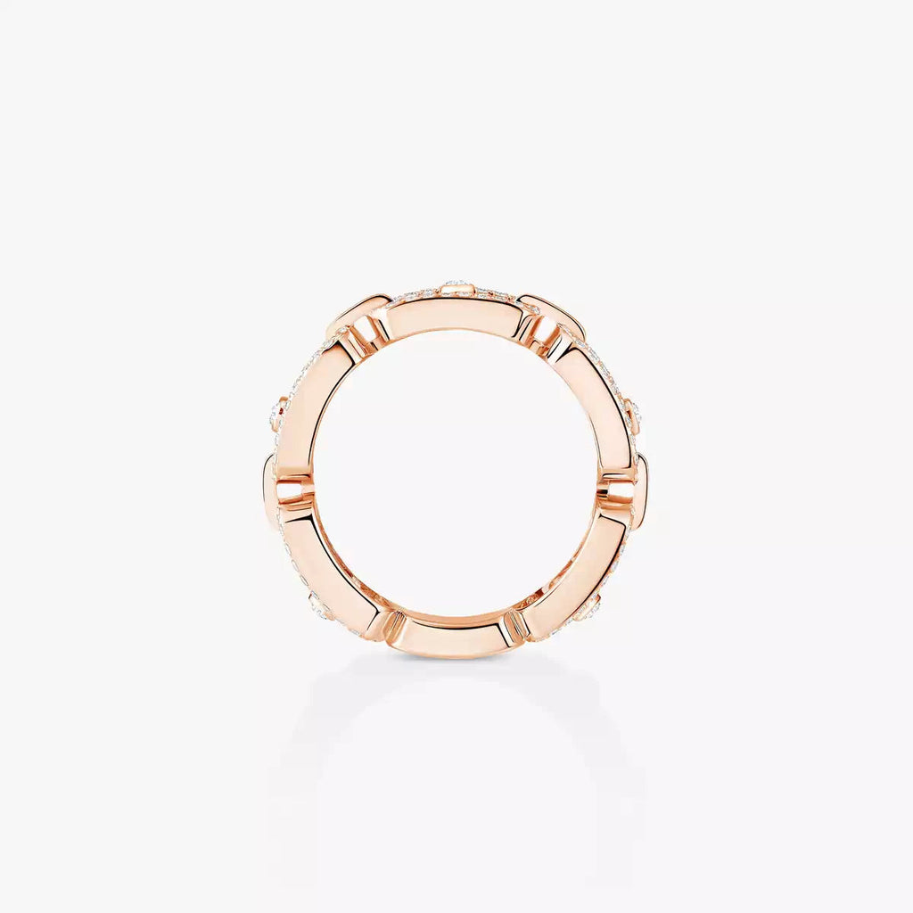 [Lumi]Move Link Pave_-Set Diamond Ring in Gold