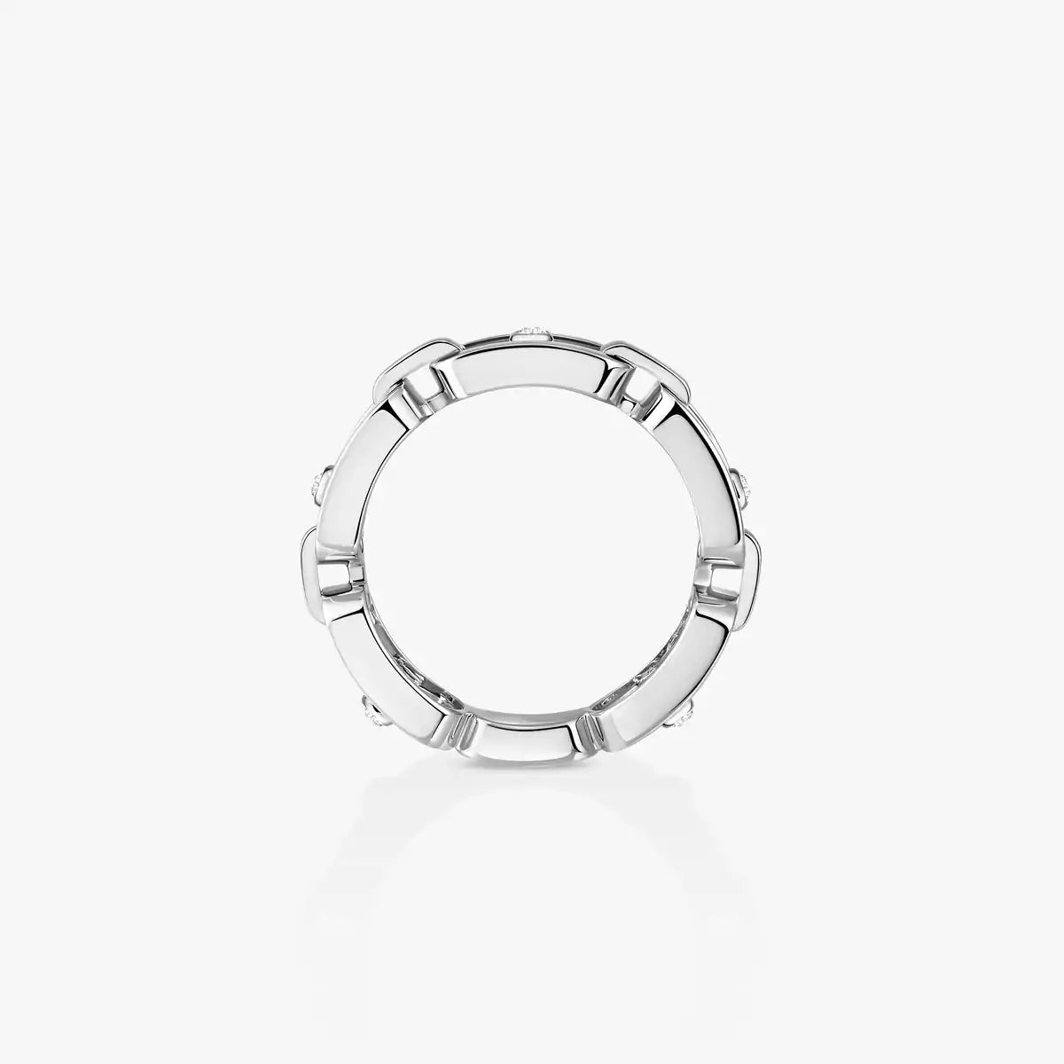 [Lumi Jewels]Move Link Pave_-Set Diamond Ring in Gold