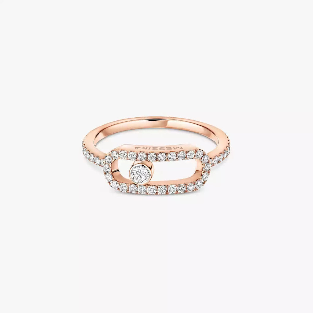 [Lumi]Move Uno Diamond Ring in Gold