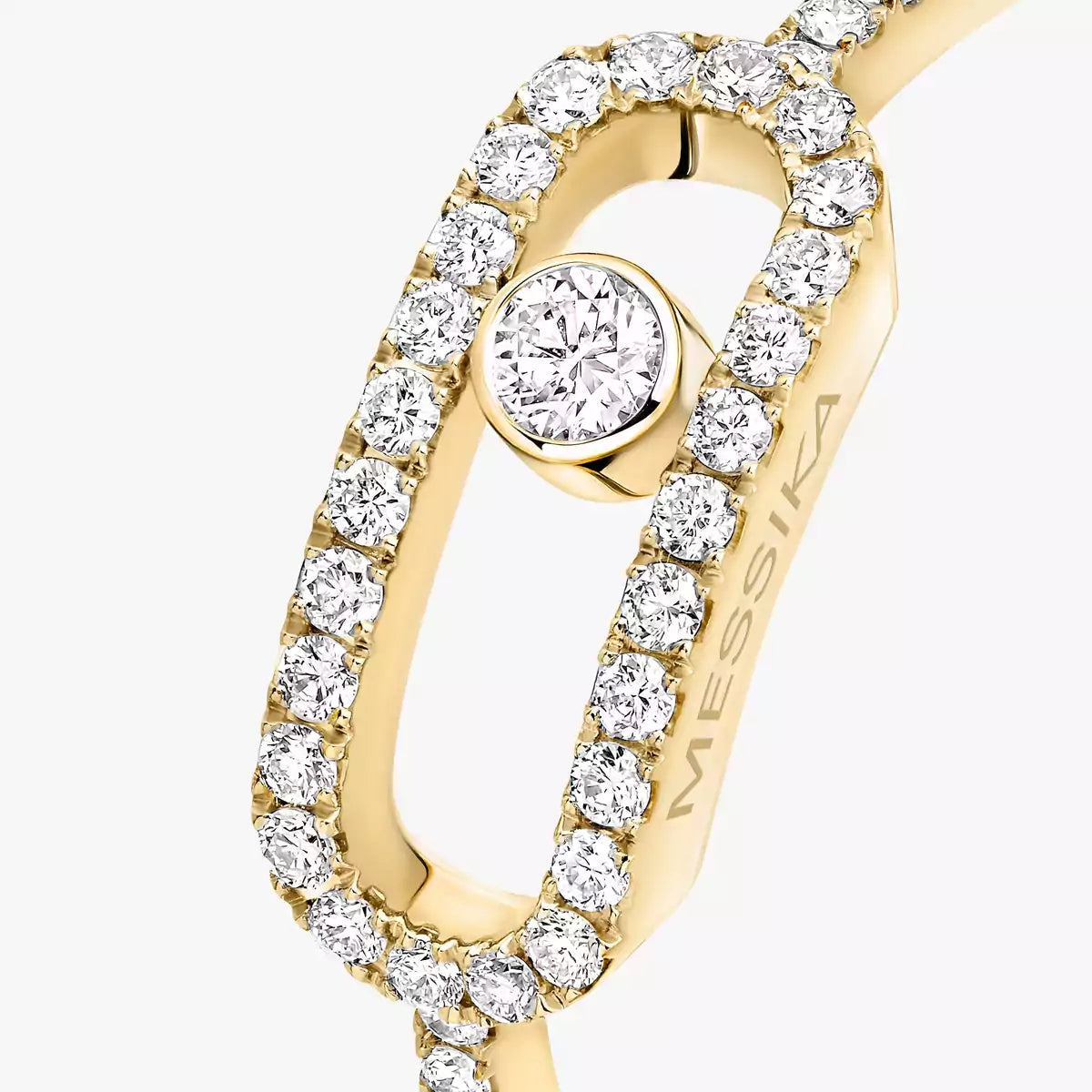 [Lumi]Move Uno Diamond Ring in Gold