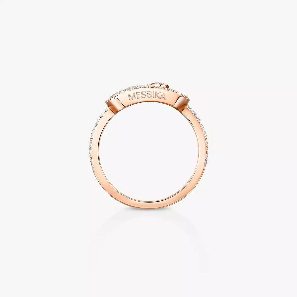 [Lumi]Move Uno Diamond Ring in Gold