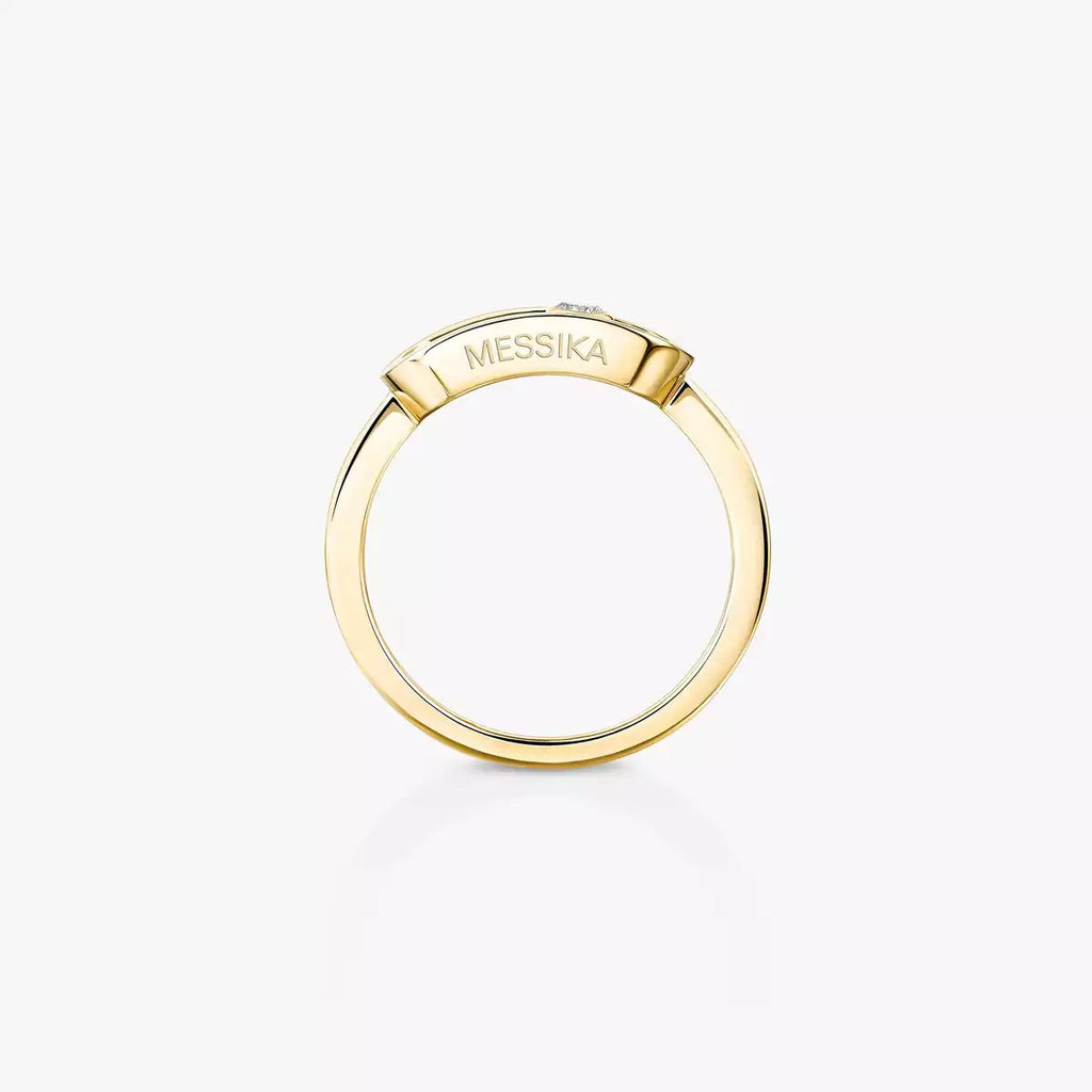 [Lumi]Move Uno Diamond Ring in Gold