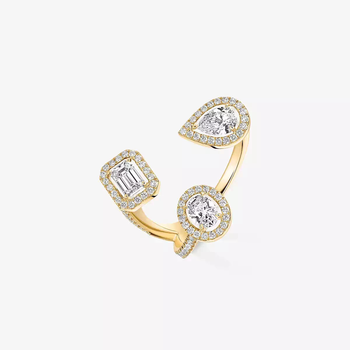 [Lumi Jewels]  Diamond Ring 0,25ct My Twin Trilogy