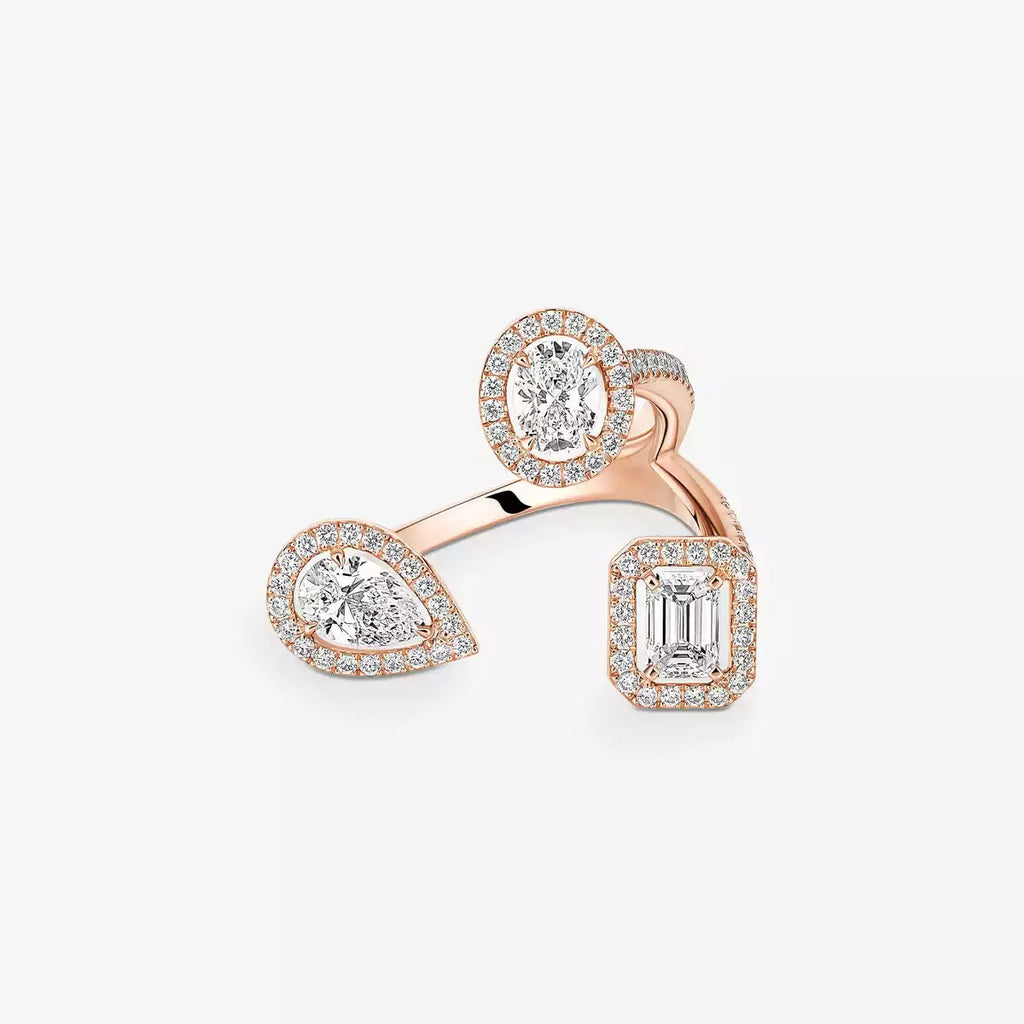[[Lumi] Diamond Ring 0,25ct My Twin Trilogy