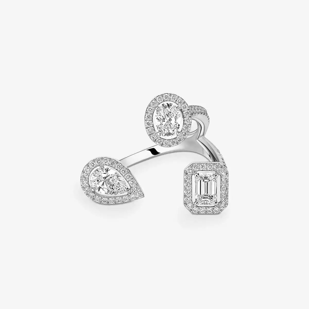 [[Lumi] Diamond Ring 0,25ct My Twin Trilogy