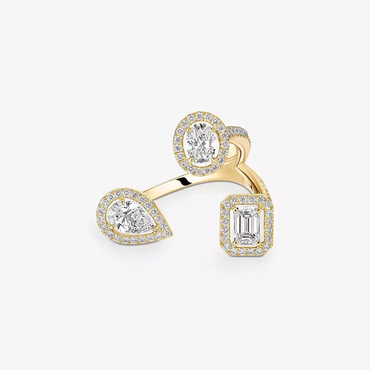 [[Lumi] Diamond Ring 0,25ct My Twin Trilogy