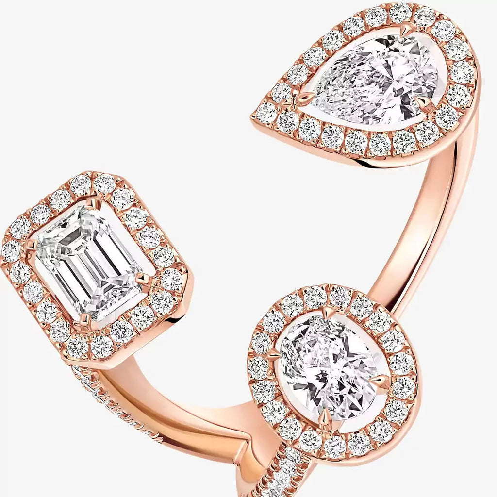 [Lumi Jewels]  Diamond Ring 0,25ct My Twin Trilogy