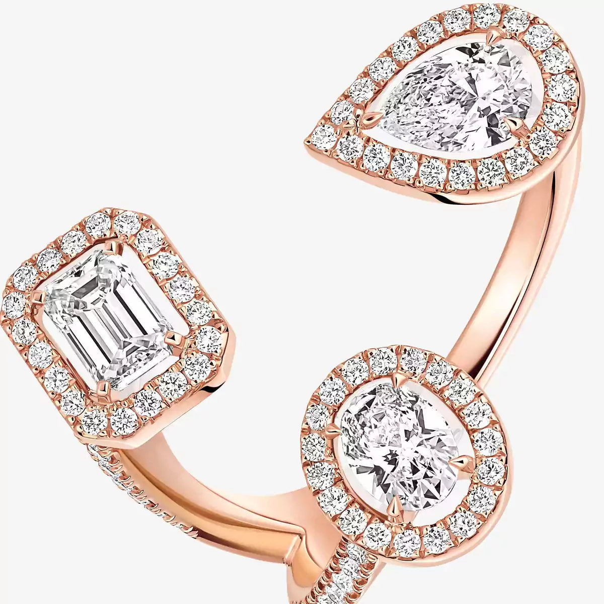 [[Lumi] Diamond Ring 0,25ct My Twin Trilogy