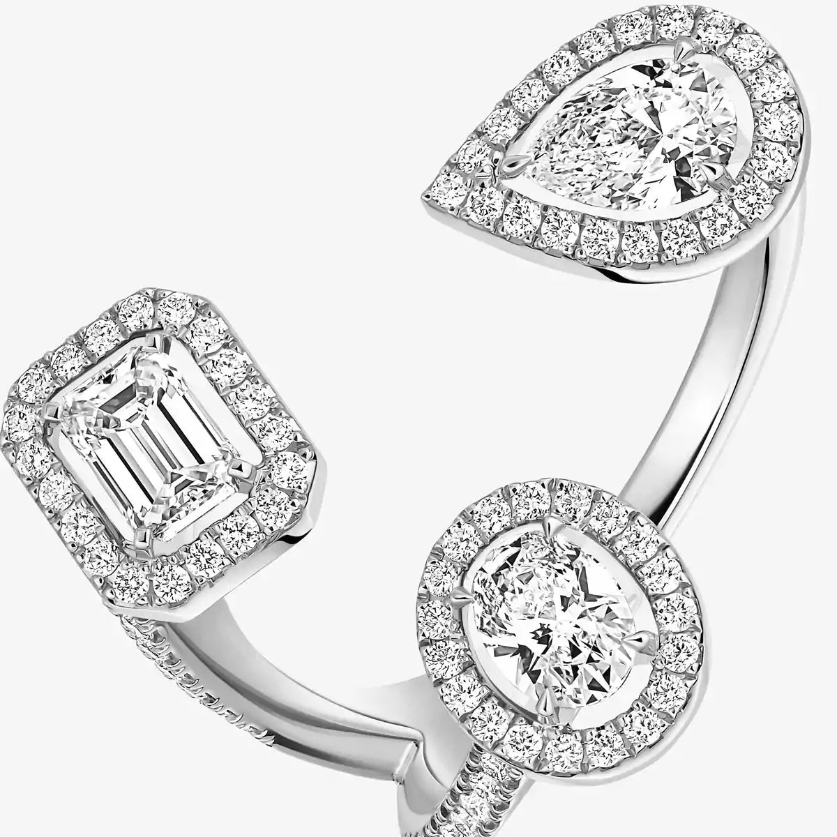 [[Lumi] Diamond Ring 0,25ct My Twin Trilogy