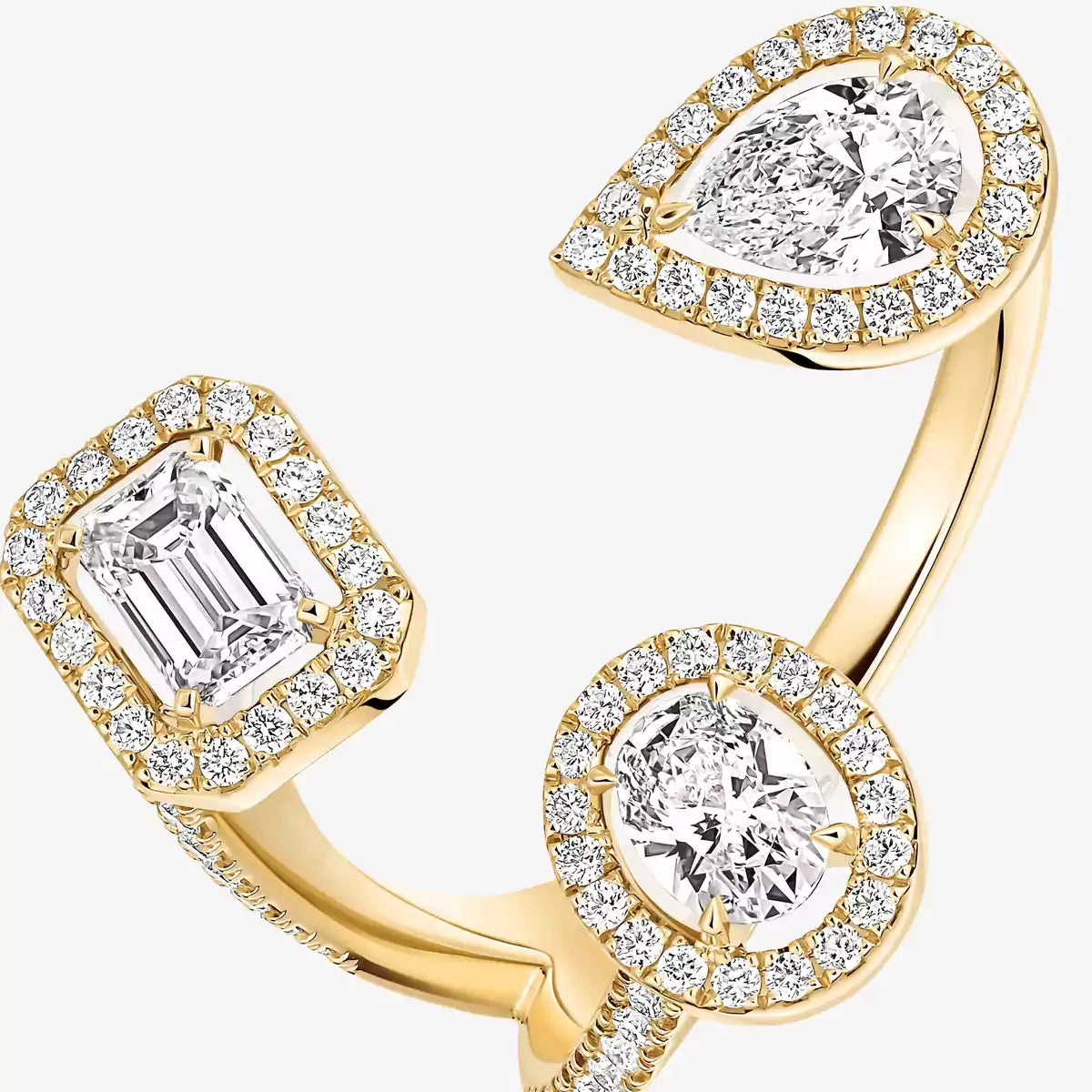[Lumi Jewels]  Diamond Ring 0,25ct My Twin Trilogy