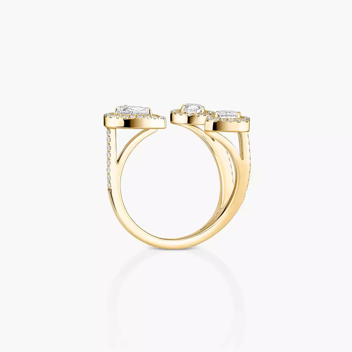 [[Lumi] Diamond Ring 0,25ct My Twin Trilogy