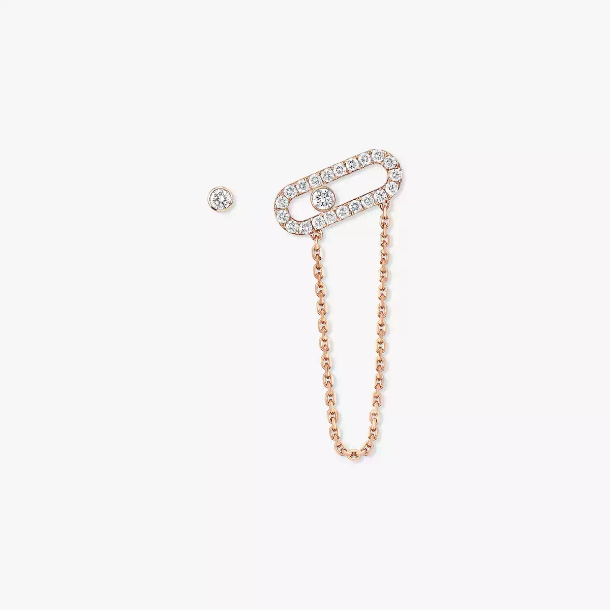 [Lumi]Move Uno Diamond Earrings