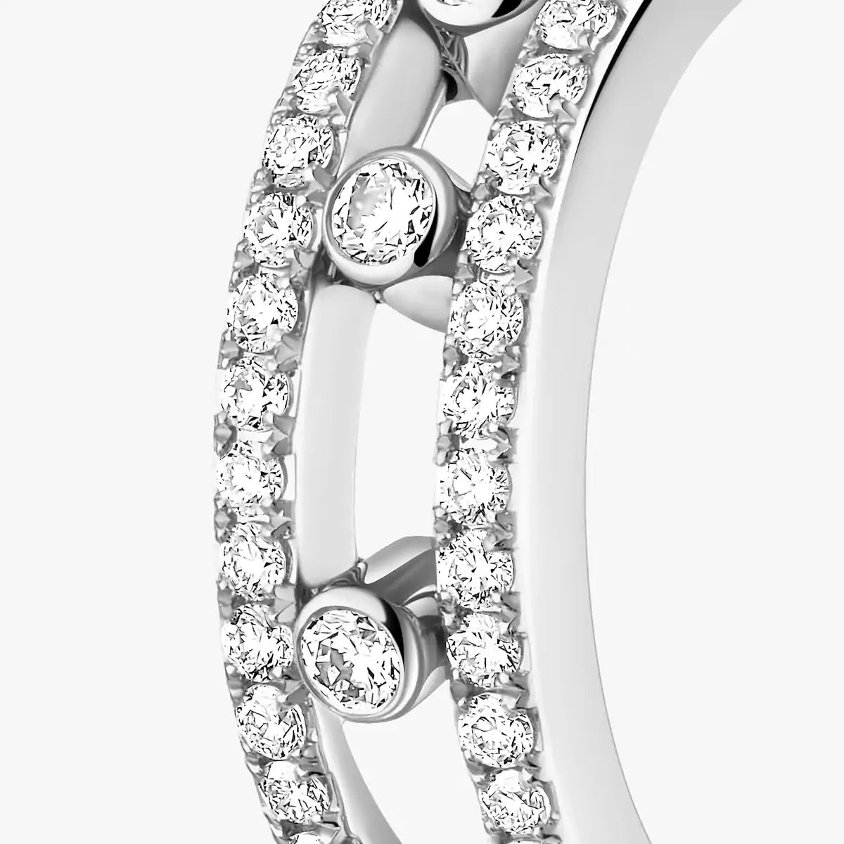 [Lumi Jewels]Diamond Pave_ Hoop Earrings Move