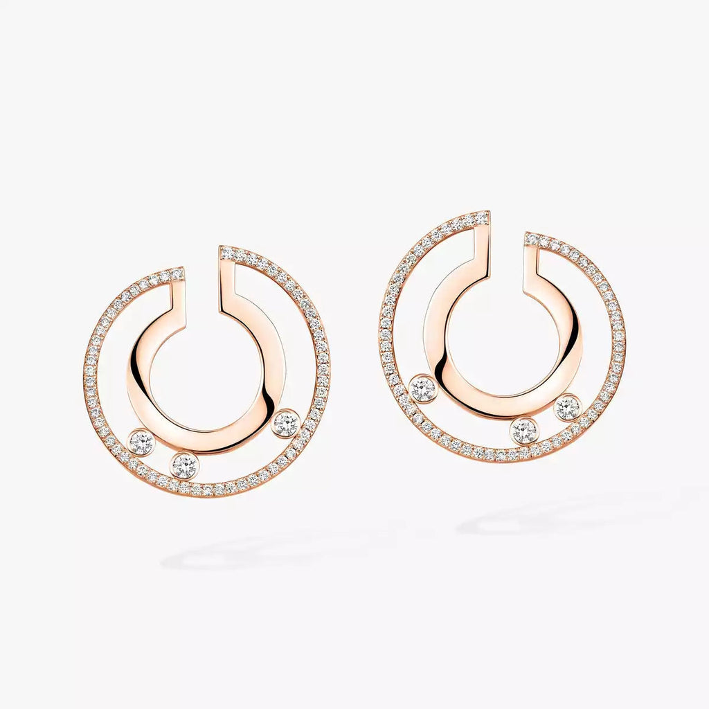 [Lumi Jewels] Move Romane Small Diamond Hoop Earrings