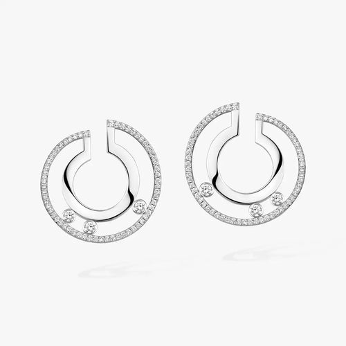 [Lumi Jewels] Move Romane Small Diamond Hoop Earrings
