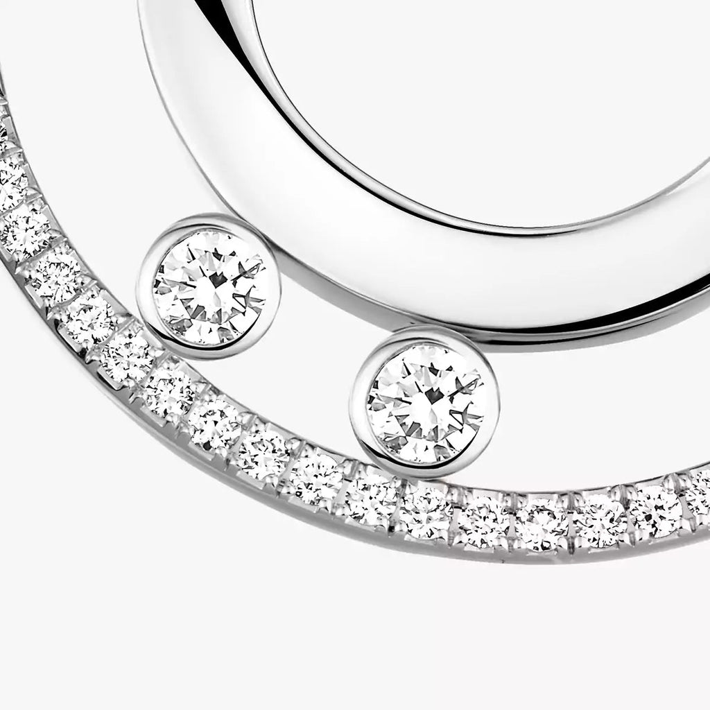 [Lumi]Move Romane Small Diamond Hoop Earrings