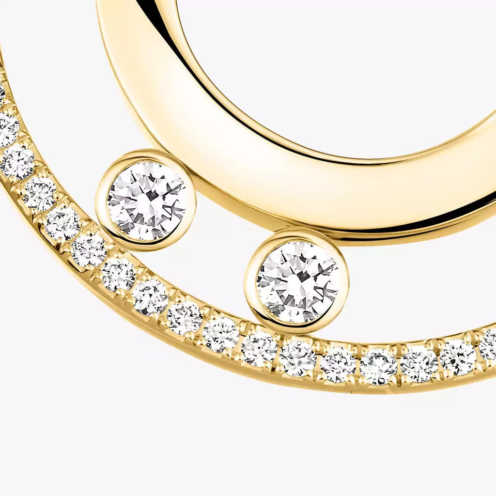 [Lumi]Move Romane Small Diamond Hoop Earrings