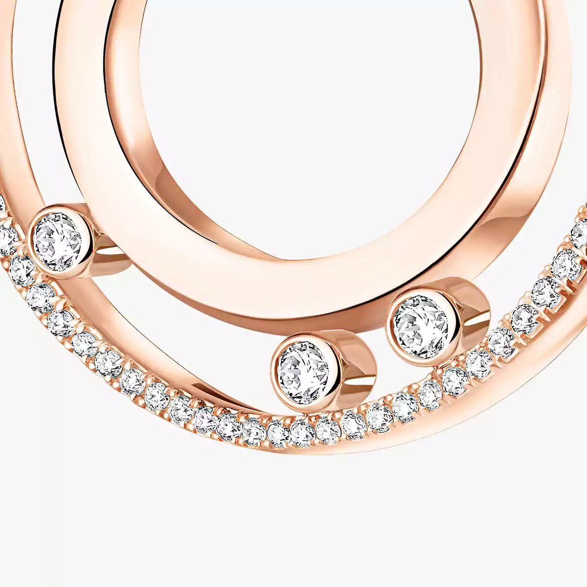 [Lumi Jewels] Move Romane Small Diamond Hoop Earrings