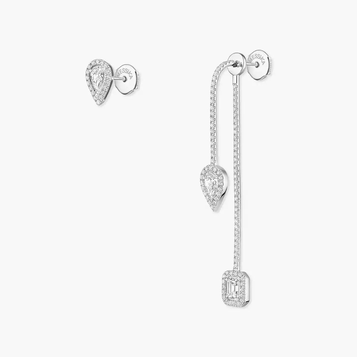[Lumi]Diamond Drop Earrings My Twin
