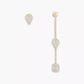 [Lumi]Diamond Drop Earrings My Twin